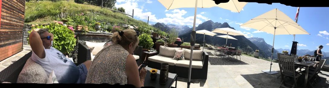 What a venue for drinks in the sun!